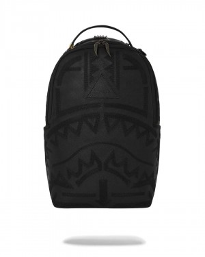 Sprayground Backpack AI TRIBAL GHOST Black | NXDQJ8576