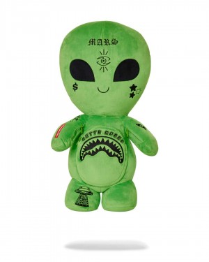 Sprayground Backpack ALIEN PLUSH BACKPACK Green | BOQKI2618