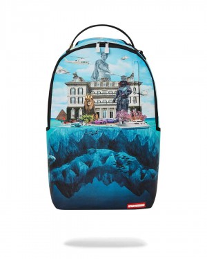 Sprayground Backpack ART OF LIFE BACKPACK Blue | KSJIO6839