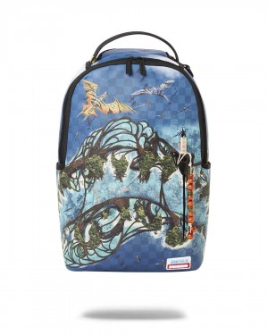 Sprayground Backpack AVATAR SHARK ISLAND BACKPACK Blue | JLRBG4675