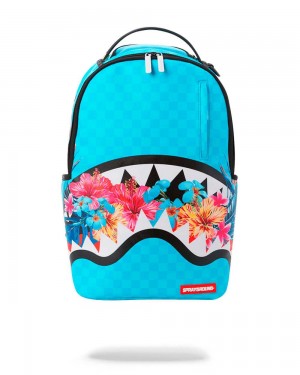 Sprayground Backpack BLOSSOM SHARK Turquoise | GPTJB4281