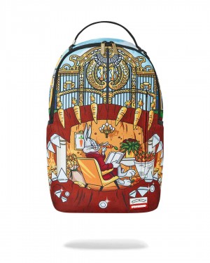 Sprayground Backpack BUGS BUNNY MANSION BACKPACK Bordeaux Burgundy | GJQUZ7452