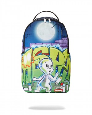 Sprayground Backpack CASPER GRAFFITI BACKPACK White | SWICD3789