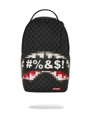 Sprayground Backpack CENSORED BACKPACK Black | YZIKU3057