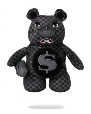 Sprayground Backpack CENSORED TEDDY BEAR Black | RWHKB3819