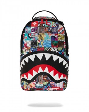 Sprayground Backpack CHECKERED IMAGINATION DLXSV BACKPACK Black | BEKYX0768