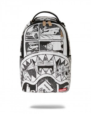 Sprayground Backpack COMICBAG.20 DLXR BACKPACK White | UXVLS3420