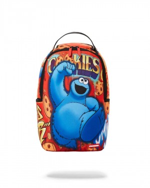 Sprayground Backpack COOKIE MONSTER ON THE RUN MINI BACKPACK Red | JHGAT3261