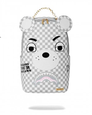 Sprayground Backpack COUTURE BEAR BACKPACK Grey | FQRCI7186