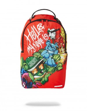 Sprayground Backpack DA BOUNCE HOUSE Red | SWJXZ9745