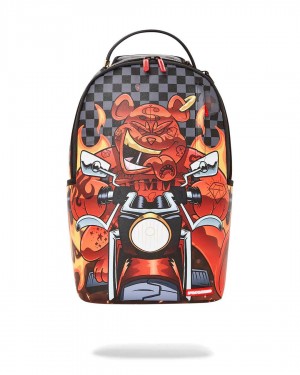 Sprayground Backpack DIABLO RIDER SHARK BACKPACK Dark Grey | BPJKH3056