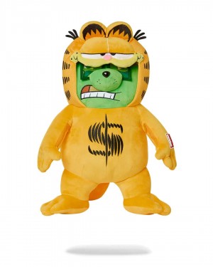 Sprayground Backpack GARFIELD MONEY BEAR BAG BACKPACK Yellow | UTGCM4396