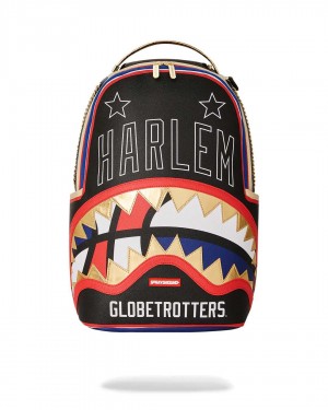 Sprayground Backpack HARLEM GLOBETROTTERS DLX BACKPACK Black | BSFUV1276