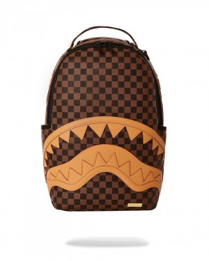 Sprayground Backpack HENNY SHARKS IN PARIS BACKPACK Brown | DQNFK8054