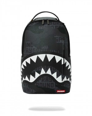 Sprayground Backpack INFINITY DLXSV BACKPACK Camo Black | VXUYA5821