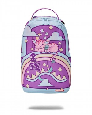 Sprayground Backpack KITTEN KNAPSNACK DLXR BACKPACK Purple | ATNYG5698