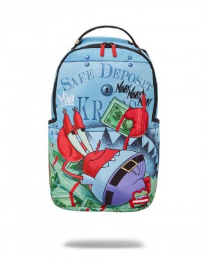 Sprayground Backpack KRABS CHILLIN DLXR BACKPACK Blue | PLAZT3615