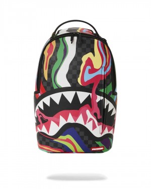 Sprayground Backpack LAFFY TAFFY DLXVF BACKPACK Black | ZINLH8761