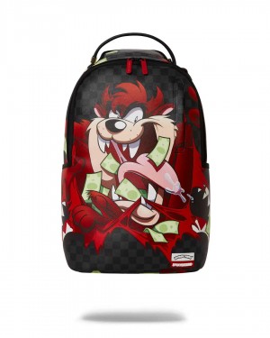 Sprayground Backpack LOONEY TUNES TAZ BUSTOUT DLXR BACKPACK Black | VSPBJ2379