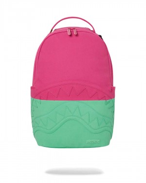 Sprayground Backpack LUST DLX-SUEDE BACKPACK Pink / Fuchsia | IWXUH1690