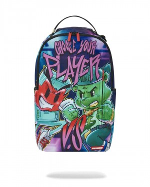 Sprayground Backpack METAVERSE DESIGN DLX BACKPACK Blue | FJRUZ2035