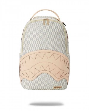 Sprayground Backpack MONEY CHECKERED BACKPACK Rose White | DYFAP3941