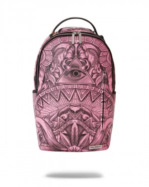 Sprayground Backpack MONEY TECHNIQUE DLX BACKPACK Pink | STNOJ4678