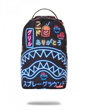 Sprayground Backpack NEON SHUJUKI Black | FYGJV3526