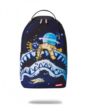 Sprayground Backpack OUTERSPACEY DLXR BACKPACK Blue | LXGEY7523