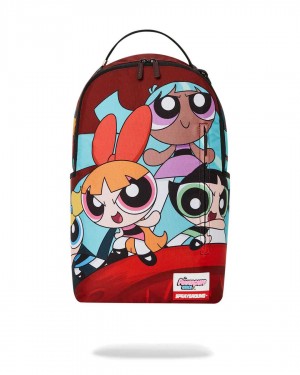 Sprayground Backpack PPG: STAND OFF BACKPACK Bordeaux Burgundy | LYAFC8076