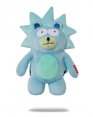 Sprayground Backpack RICK MORTY BEAR RICK Blue | JGYZA3409