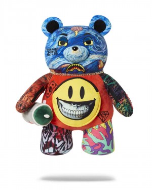 Sprayground Backpack RON ENGLISH BEAR BACKPACK Blue | UNIGE6187