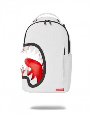 Sprayground Backpack SCREAM SHARK BACKPACK White | XHEKI1472