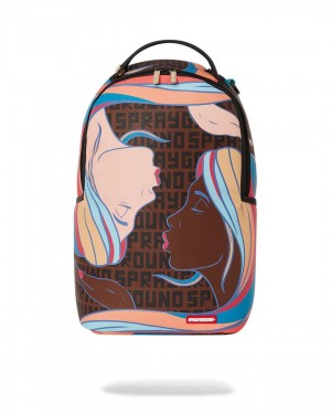 Sprayground Backpack SG INFINITI LOVE DLXSV BACKPACK Brown | TIPXV4638