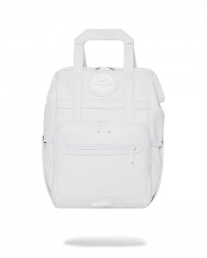 Sprayground Backpack SHARK 3D OUT BIZ TOP OPENER BACKPACK White | OLSAR1746