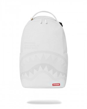 Sprayground Backpack SHARK CENTRAL 2.0 TOTAL BACKPACK / White | IHWER4391