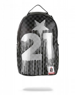 Sprayground Backpack SHORE 21 DRIPS BACK PACK Black | OICVQ2563