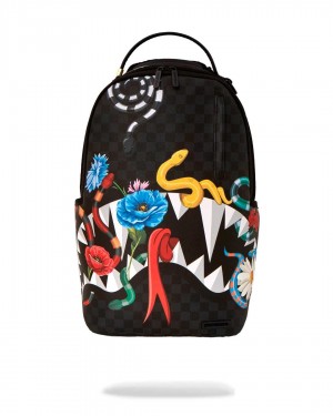 Sprayground Backpack SNAKES ON A BAG BACKPACK Black | FBHGJ8573