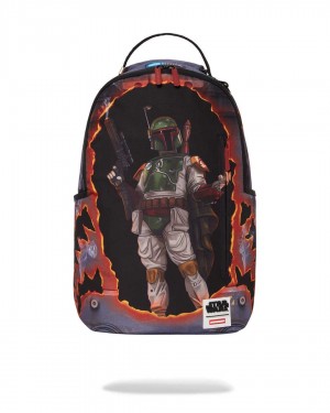 Sprayground Backpack STAR WARS: BOBA FETT BLOW OUT DLXS Black | QFWPR9230