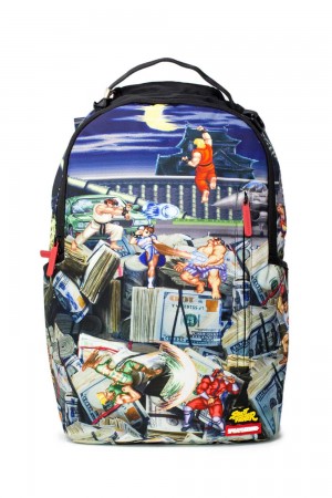 Sprayground Backpack STREET FIGHTER Black | BLIAU5076