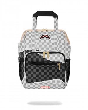 Sprayground Backpack TEAR IT UP BIZ TOP OPENER BACKPACK Grey | LURMY0687