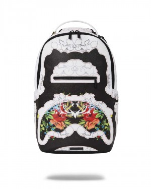 Sprayground Backpack THE FLORAL CUT DLX BACKPACK White | PBALX7384