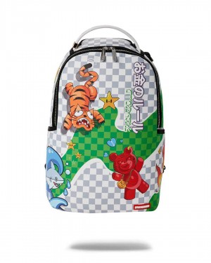 Sprayground Backpack TOKYO BUBBLE DLX BACKPACK Grey | TDLIR7485