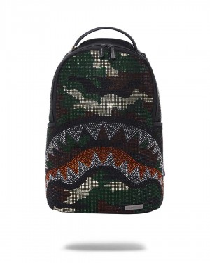 Sprayground Backpack TRINITY DLX BACKPACK Camo Green | OPTMW6295