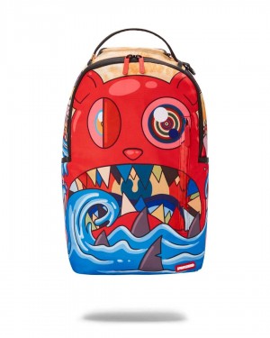 Sprayground Backpack TRIPPY WORLD Red | DFYJV7914