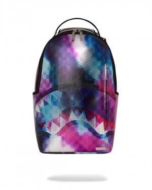 Sprayground Backpack TYE CHECK BACKPACK Purple | QMSID3867