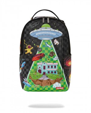 Sprayground Backpack UFO WTF BACKPACK Grey | XCOBT8617