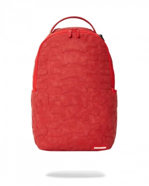 Sprayground Backpack VELVET BONES DLXSV BACKPACK Red | IUVNC8720