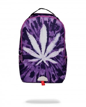 Sprayground Backpack WEED TIE DYE BACKPACK Purple | ZFJMA7518