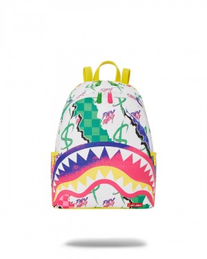 Sprayground Backpack WTF SAVAGE White | YCLNO6495